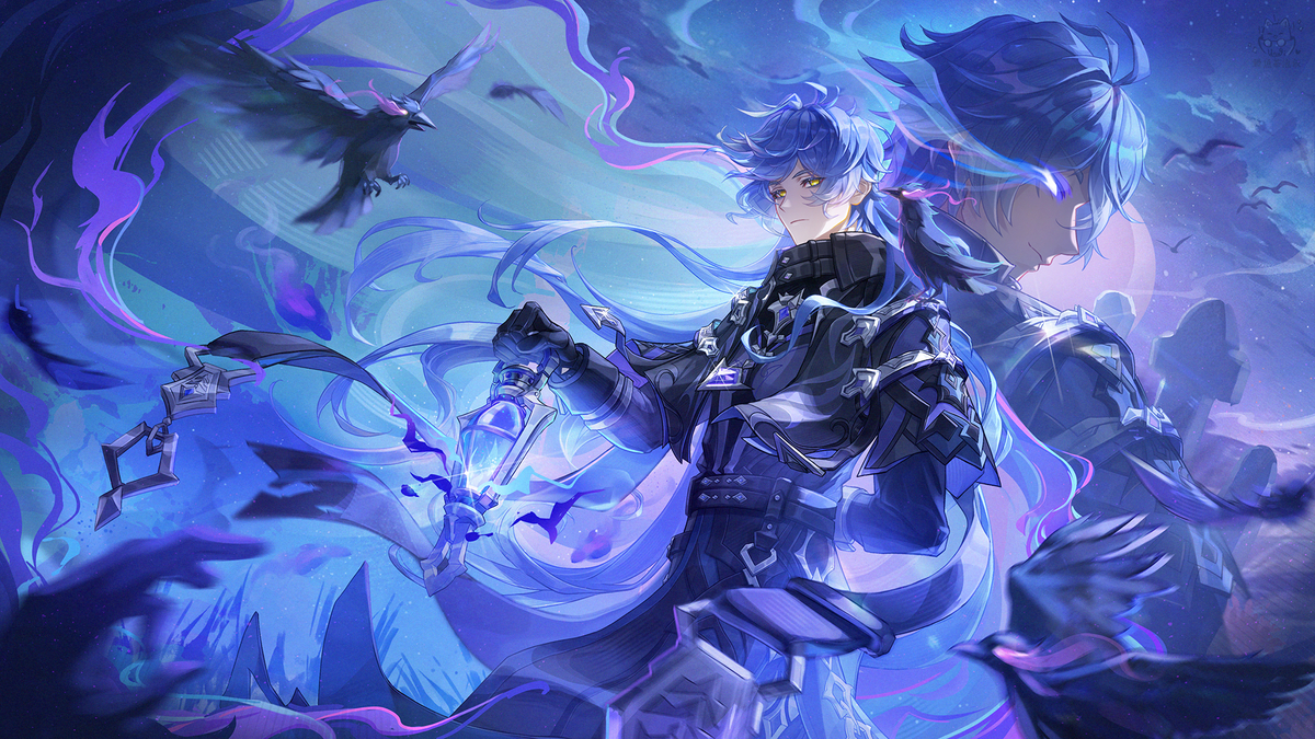 This is a pixiv picture whose title is 【永夜寂星】菲林斯.