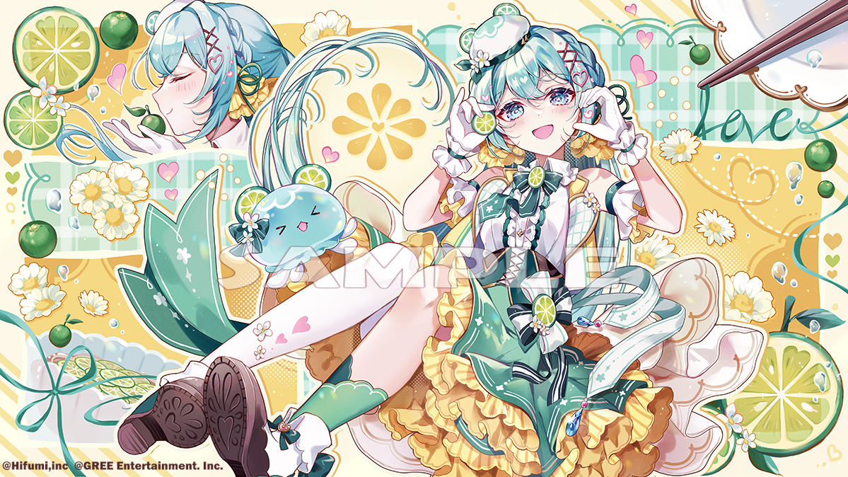 This is a pixiv picture whose title is 💚  💛.