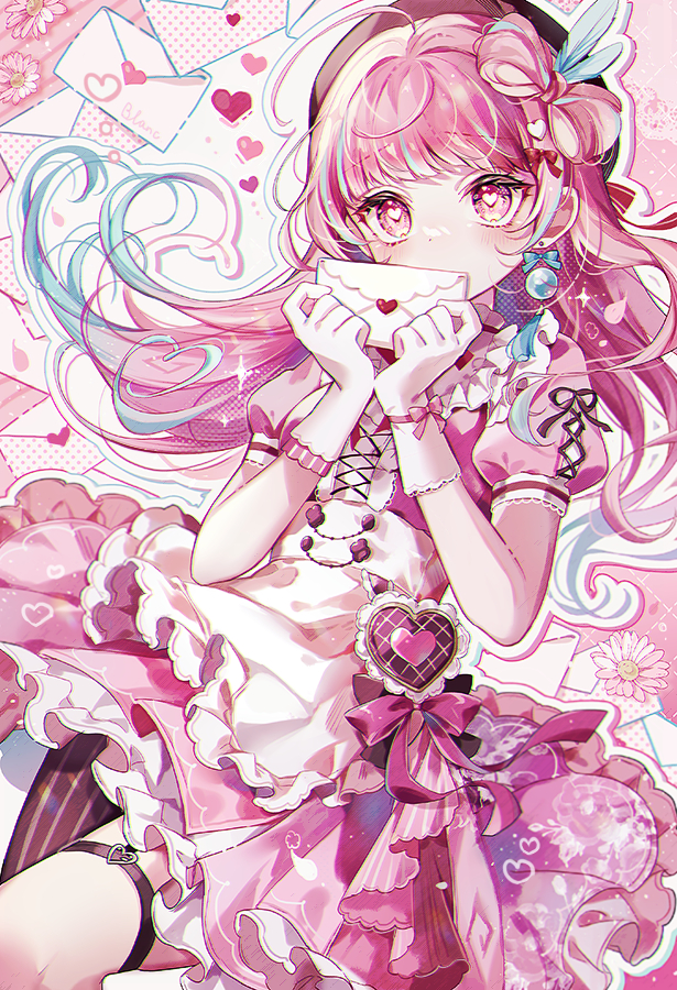 This is a pixiv picture whose title is Love letter💞.