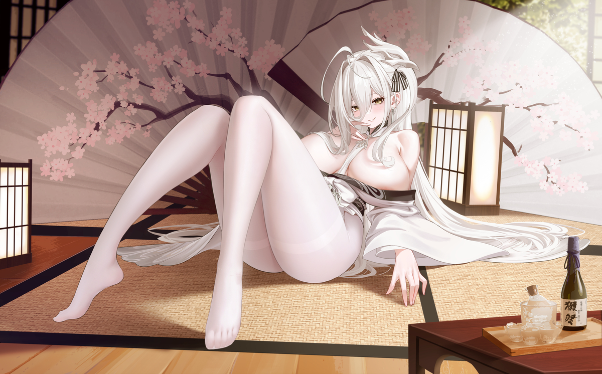 This is a pixiv picture whose title is 白鳳.