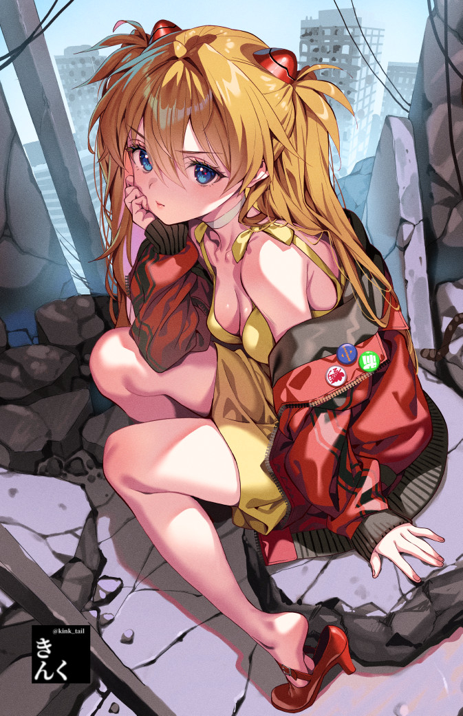 This is a pixiv picture whose title is アスカ.