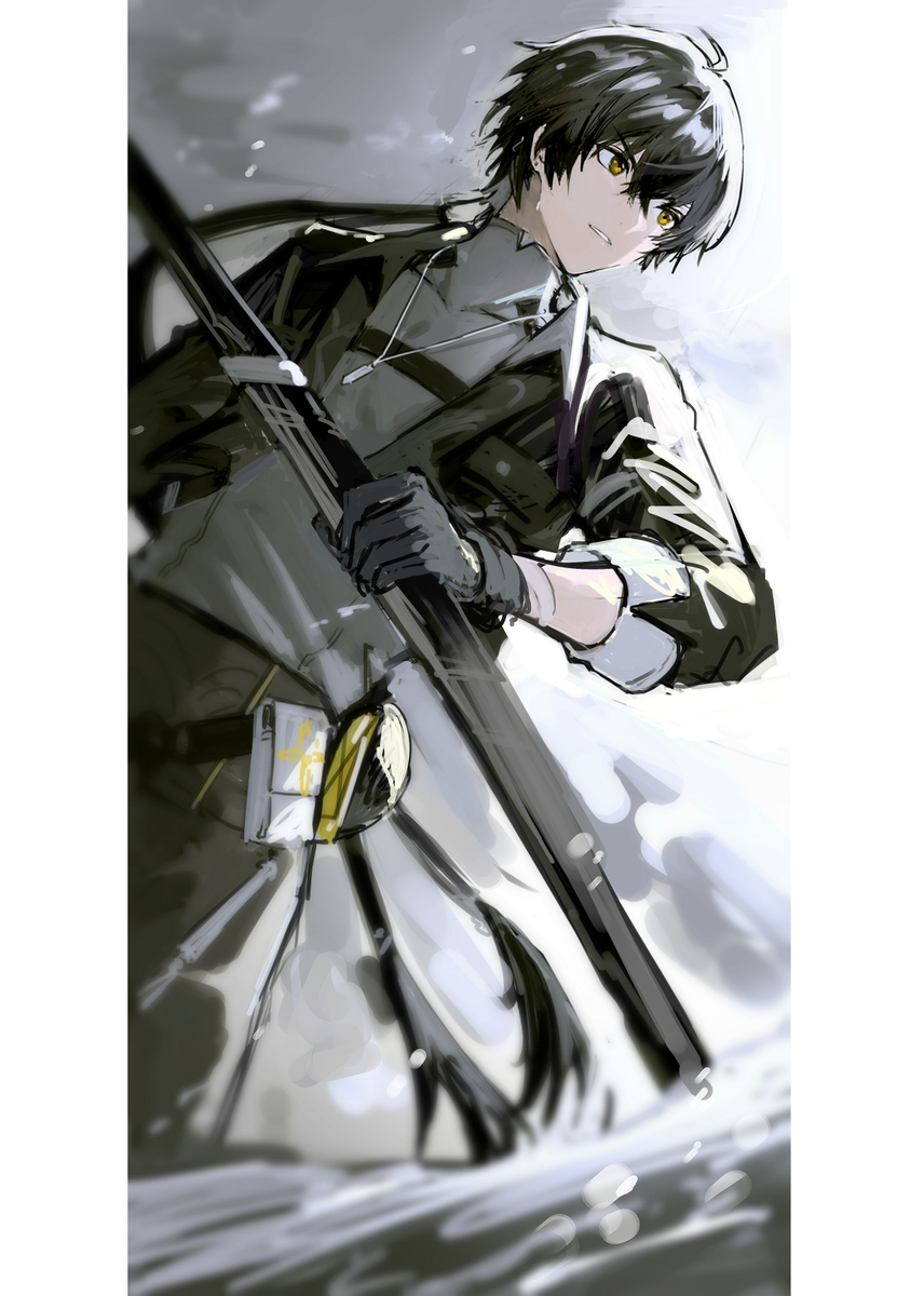 This is a pixiv picture whose title is 漂泊者.