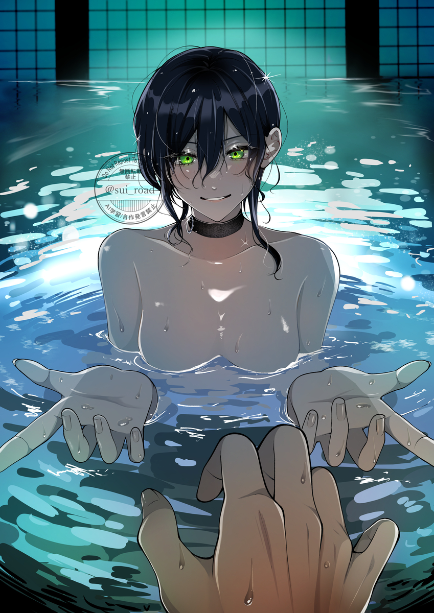 This is a pixiv picture whose title is 教えてあげる.