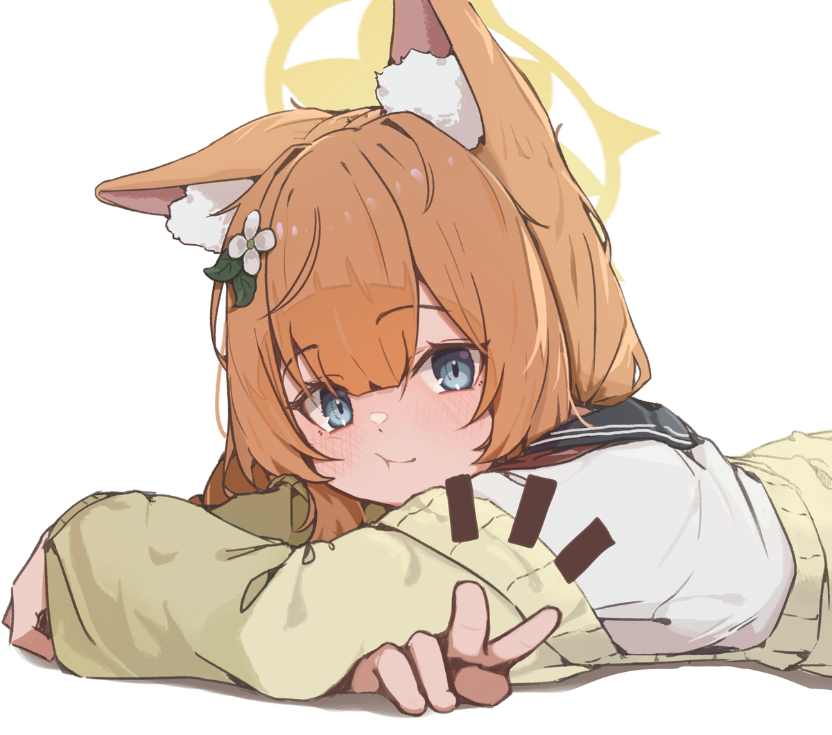 This is a pixiv picture whose title is 브이.