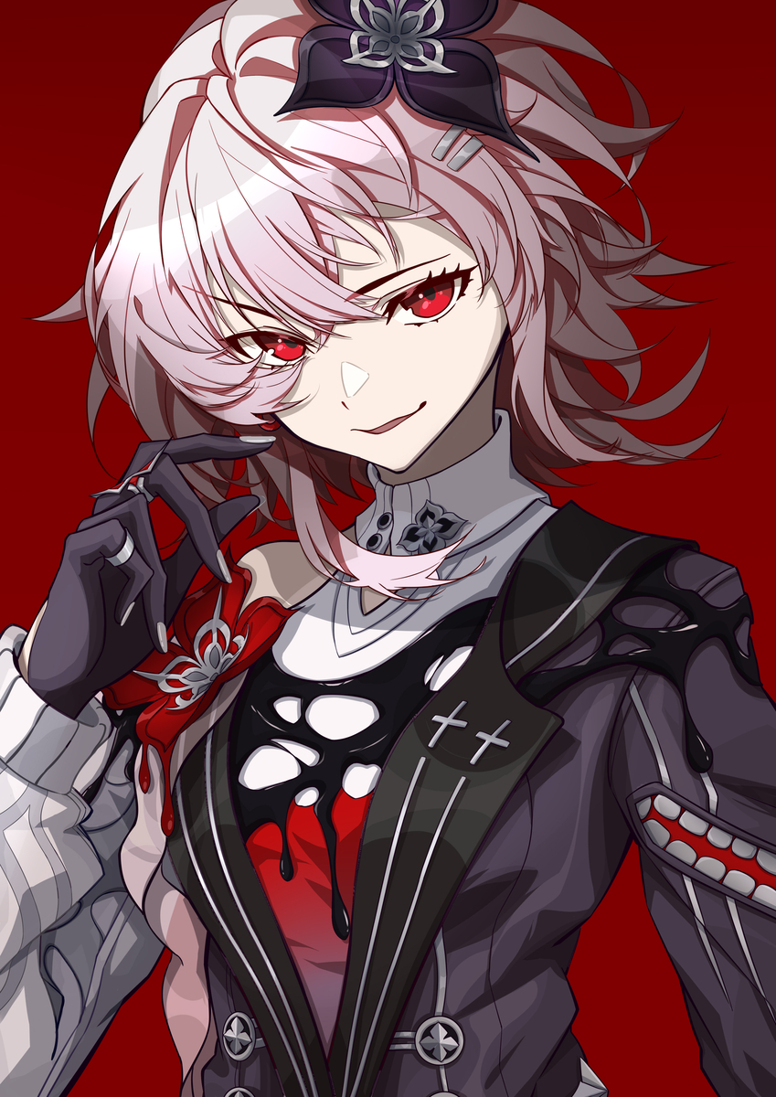 This is a pixiv picture whose title is 长夜月-崩铁.