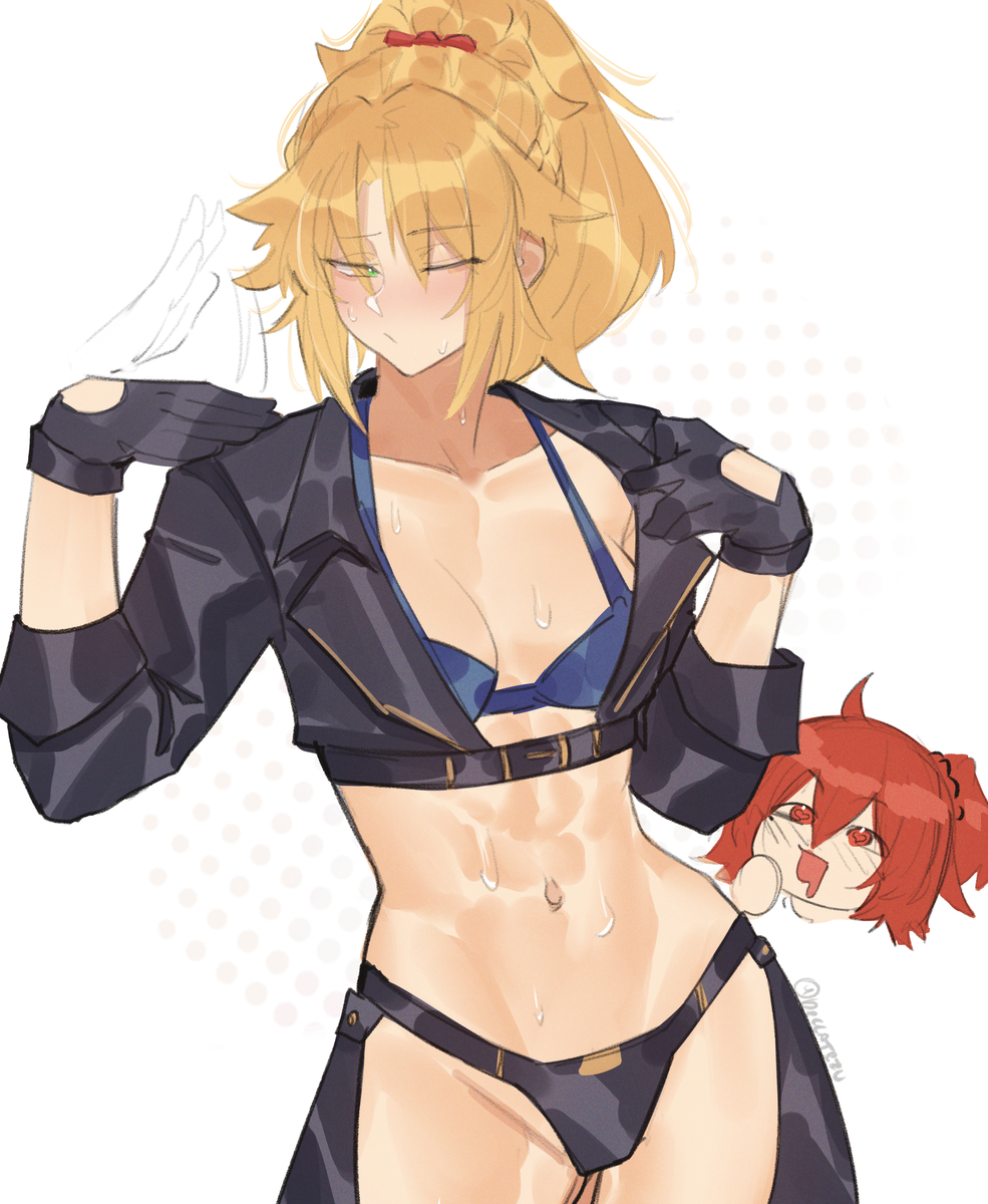 This is a pixiv picture whose title is Mordred Angel.