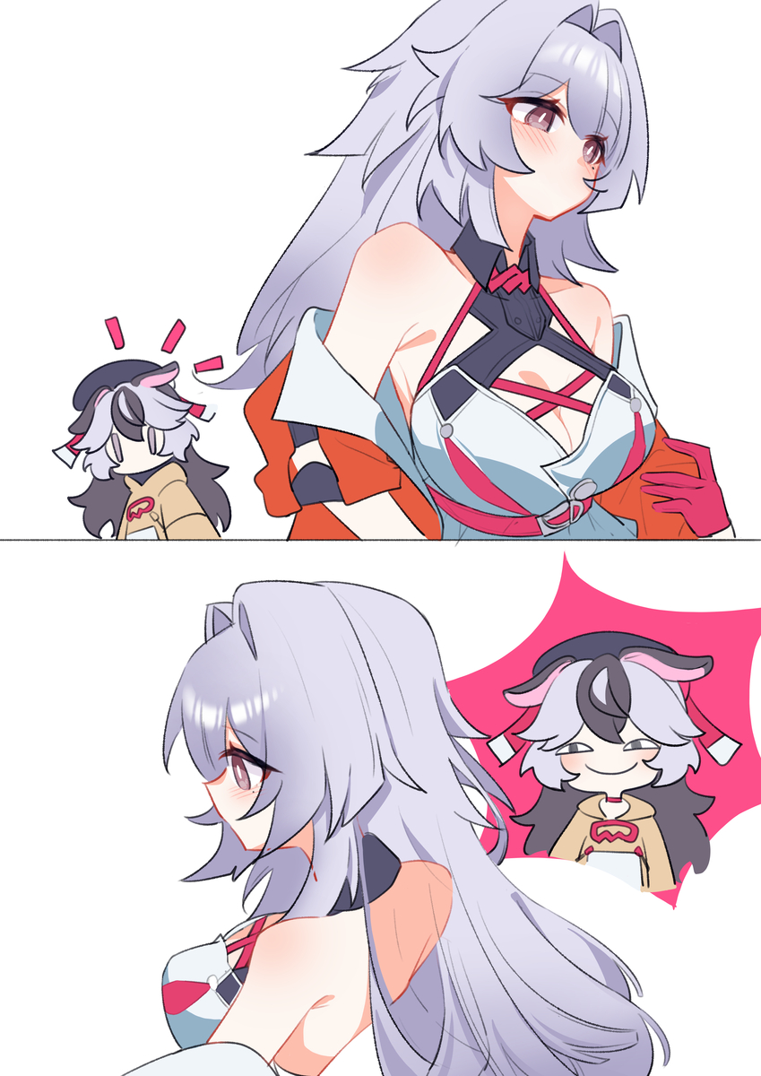 This is a pixiv picture whose title is 🐶🔫.