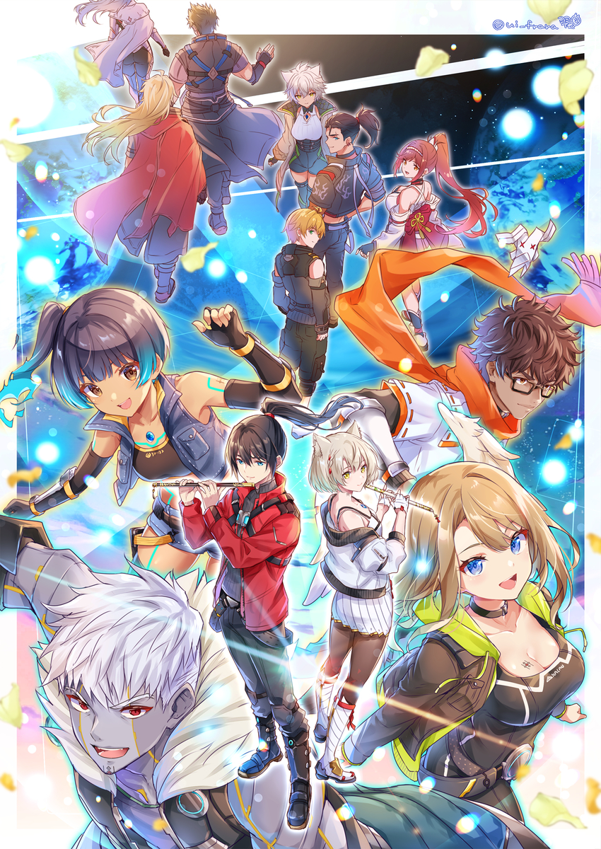 This is a pixiv picture whose title is 三周年！.