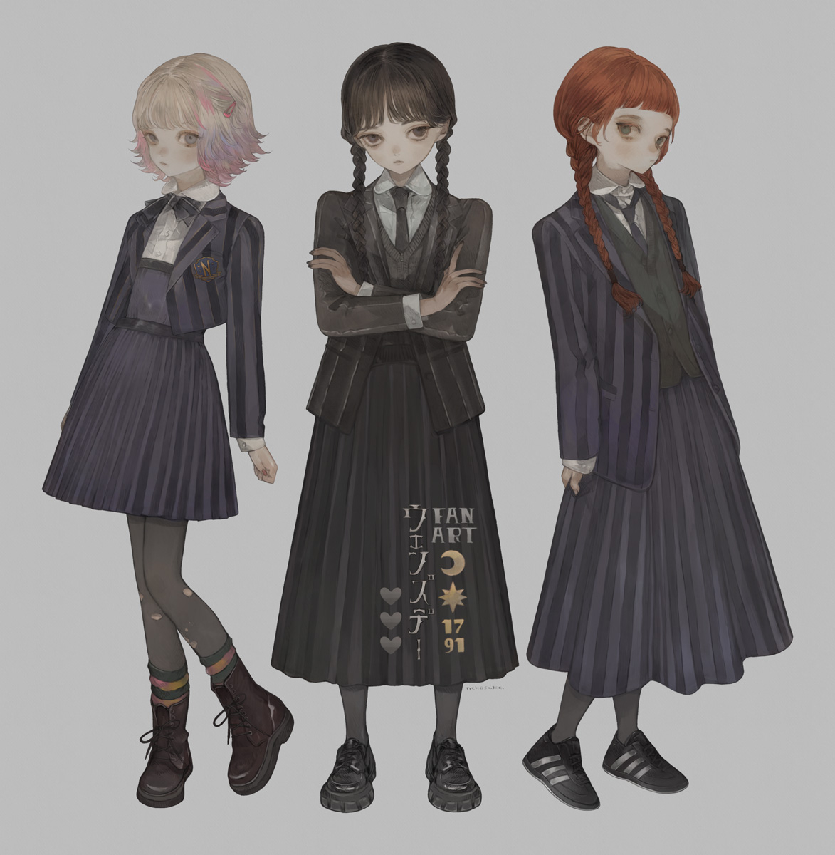 This is a pixiv picture whose title is ウェンズデー.