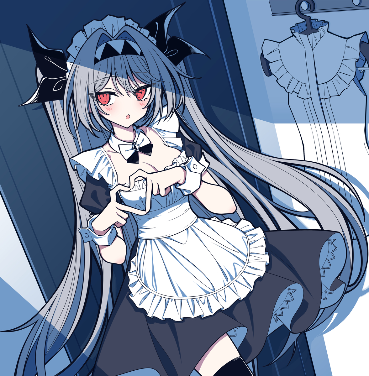 This is a pixiv picture whose title is 女仆莉莉丝~.