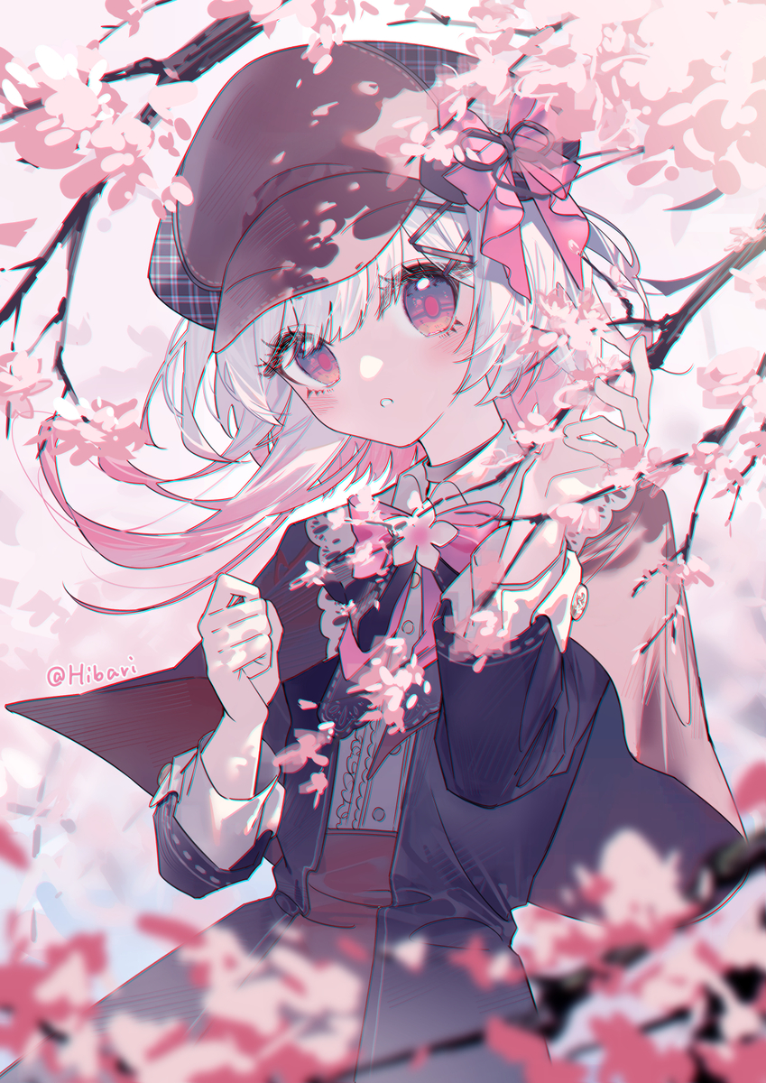 This is a pixiv picture whose title is 桜羽エマ.