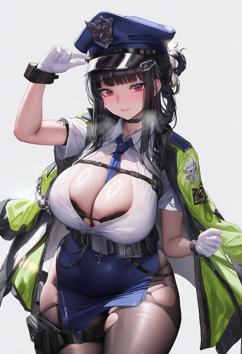 This is a pixiv picture whose title is D:Killer Wife Secret Police.