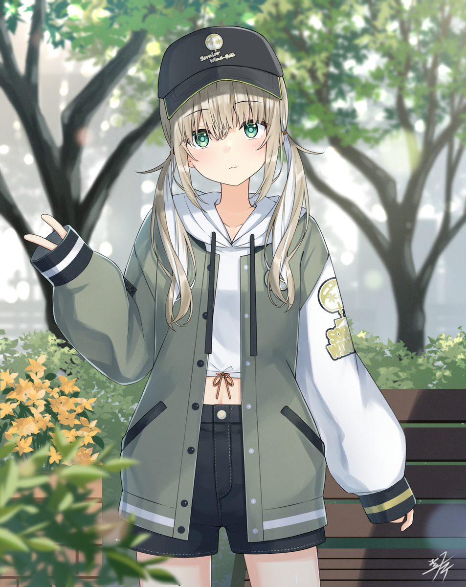 This is a pixiv picture whose title is ピース.