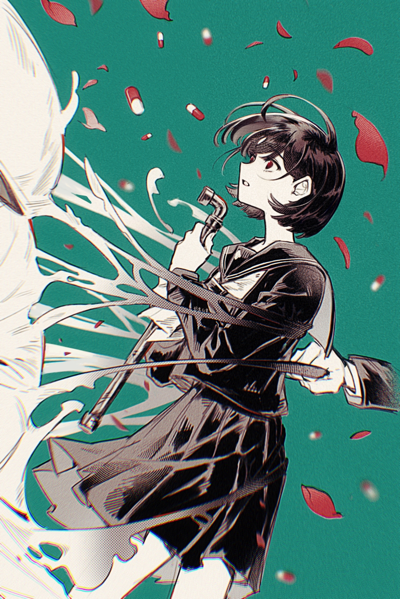 This is a pixiv picture whose title is 💊.