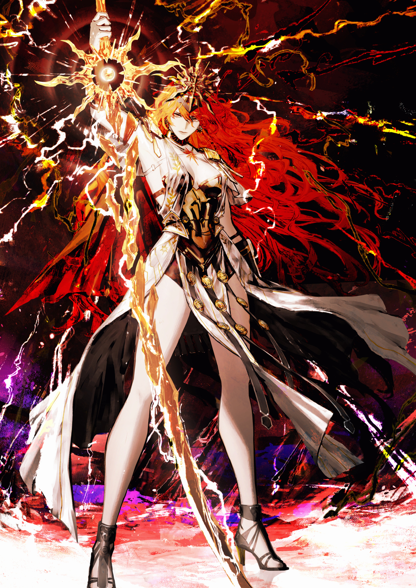 This is a pixiv picture whose title is 烈光.