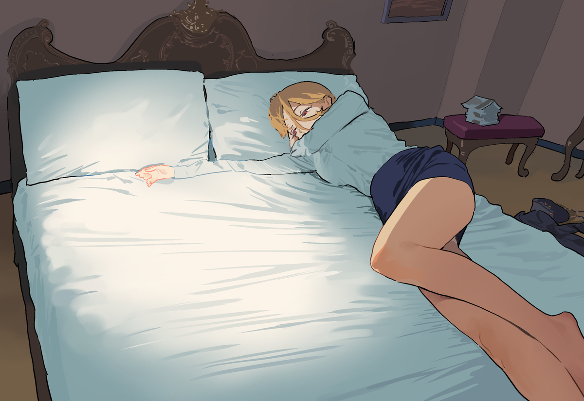 This is a pixiv picture whose title is 寂しさ.