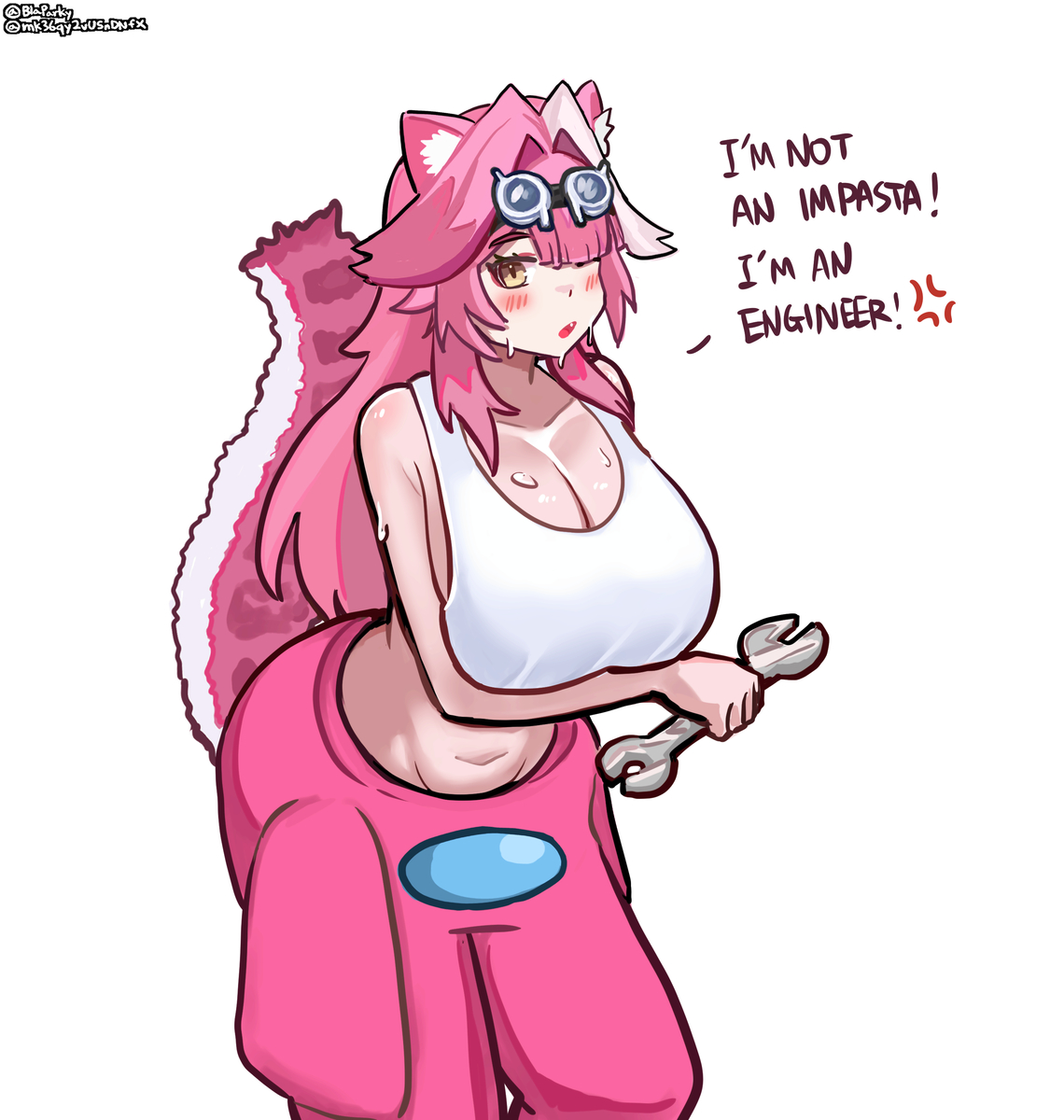 This is a pixiv picture whose title is Not An Impasta.