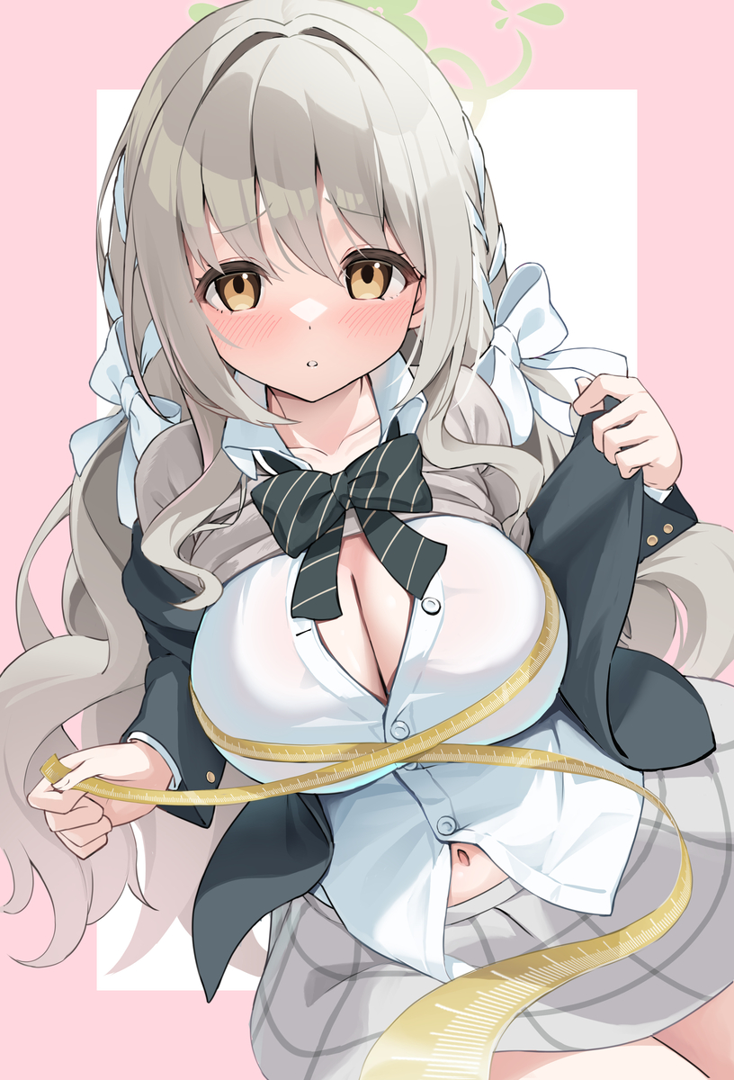 This is a pixiv picture whose title is ミヨちゃんのスリーサイズ…….