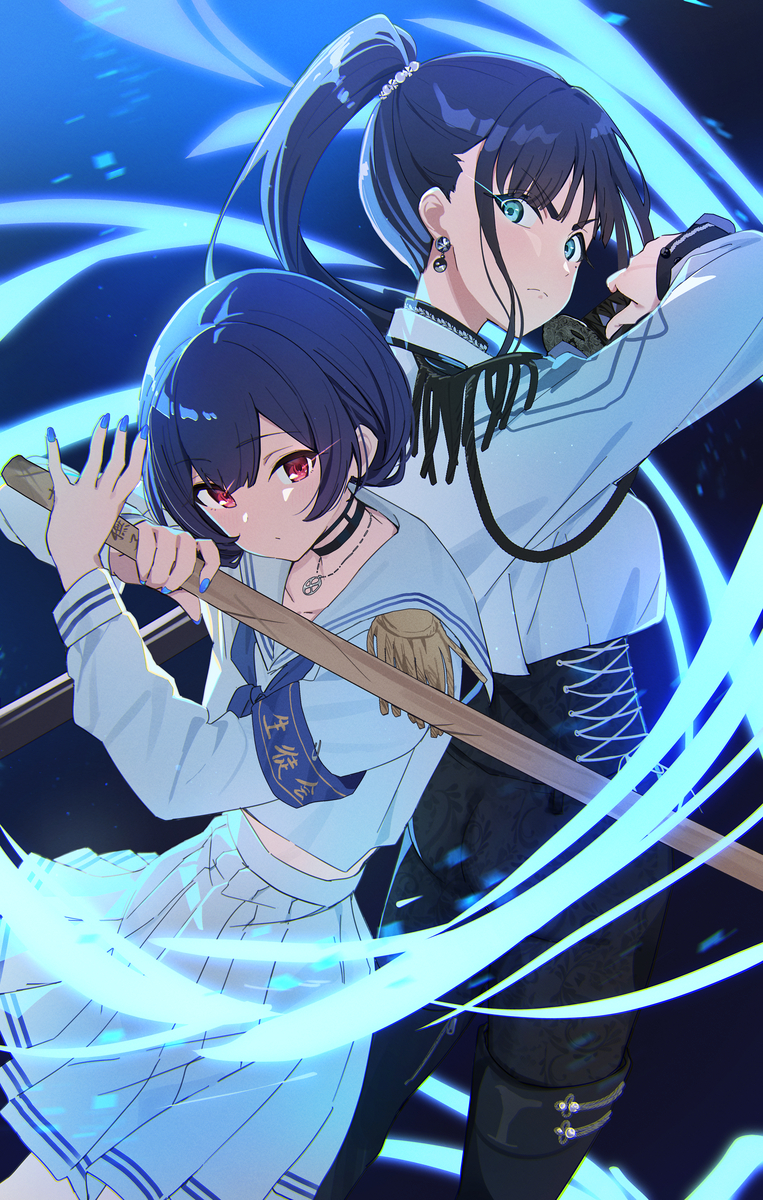 This is a pixiv picture whose title is 燕×凛世.