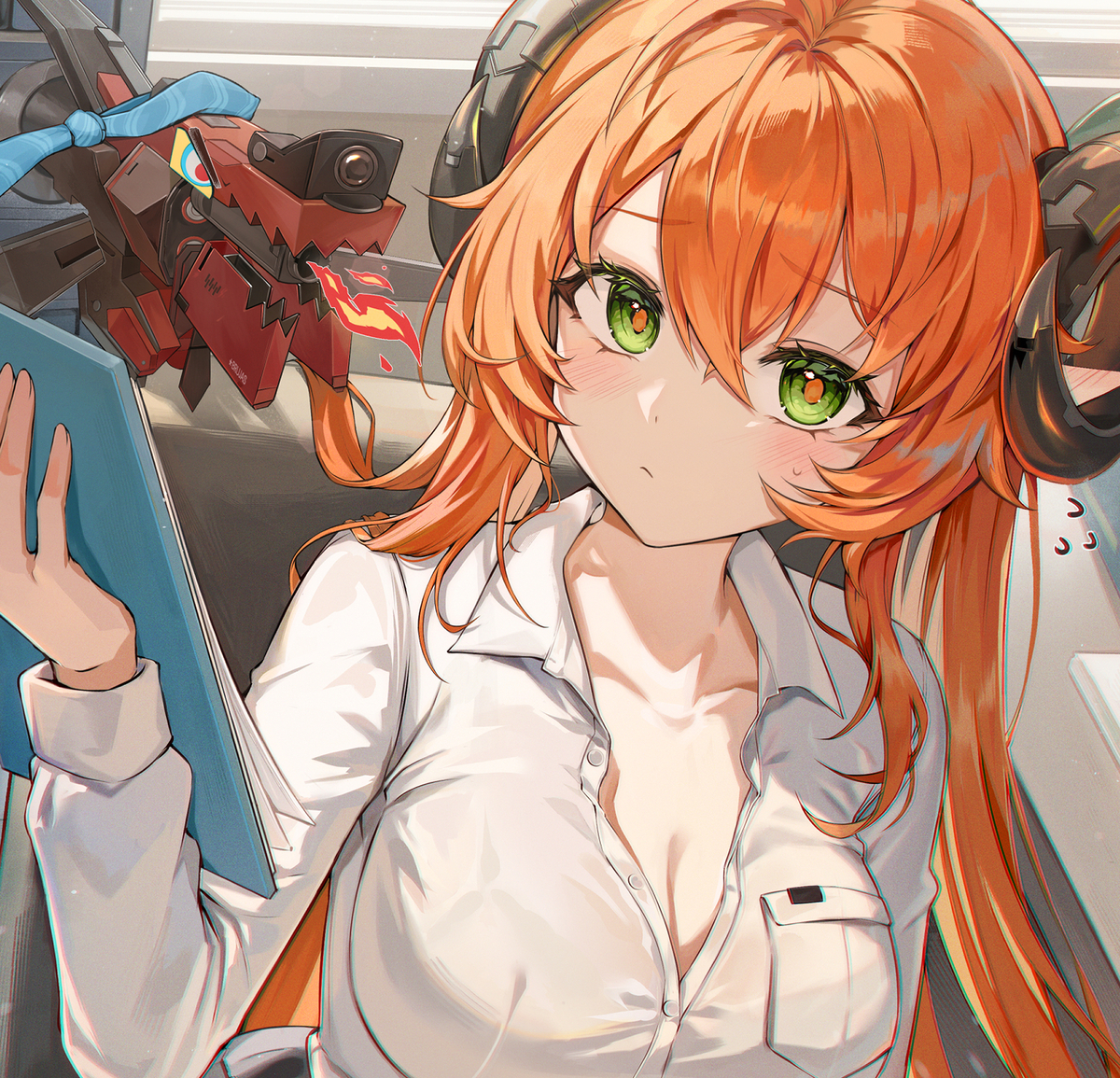 This is a pixiv picture whose title is OLオルペウス🔥🧡.