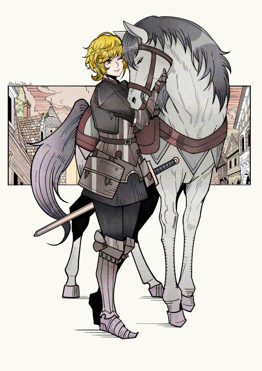 This is a pixiv picture whose title is Monica.