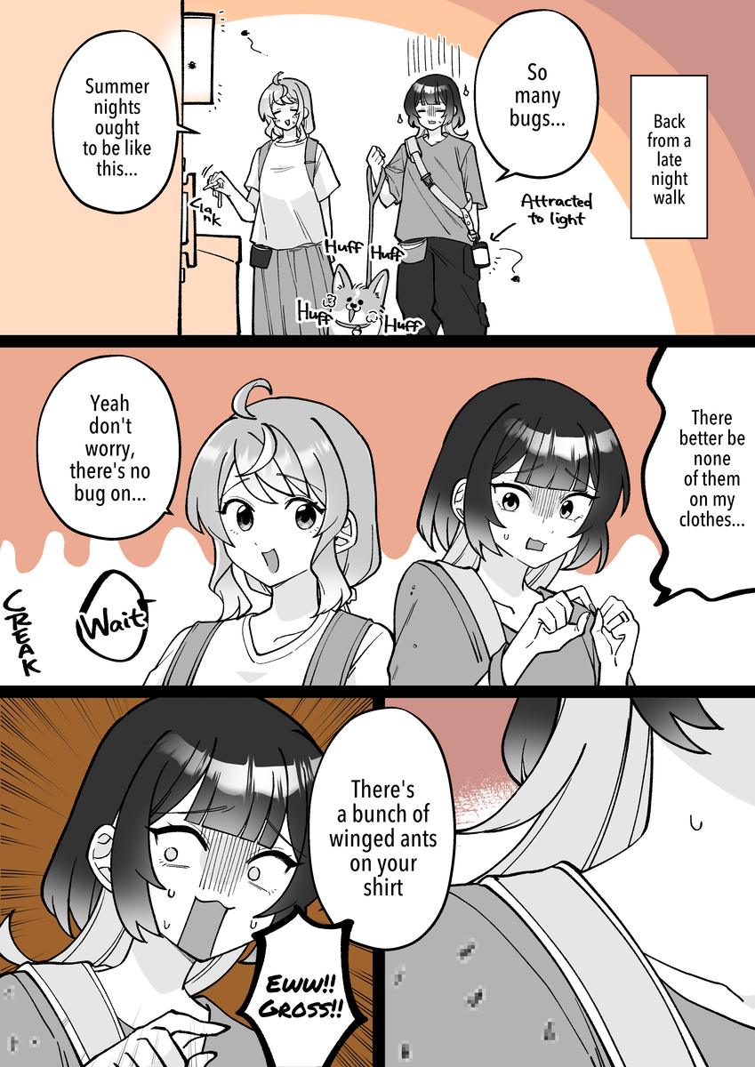 This is a pixiv picture whose title is 【EN】Upside of the Job.