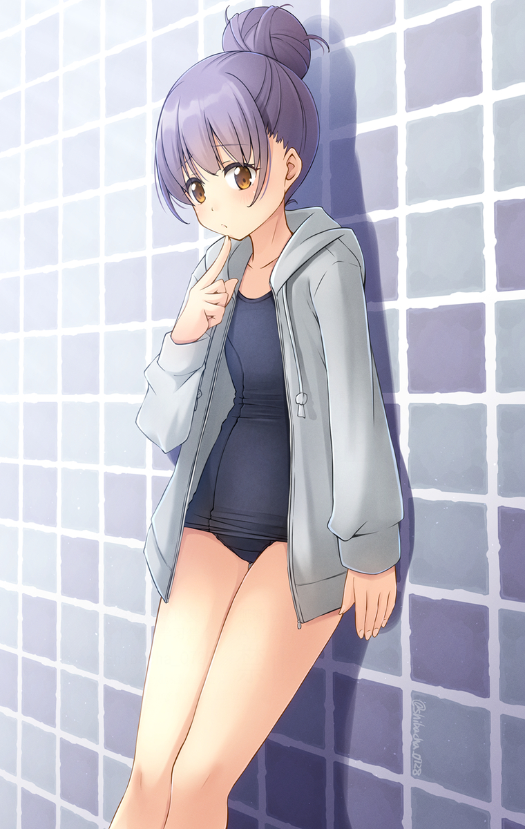 This is a pixiv picture whose title is ちょっぴり寒くなっちゃった子.