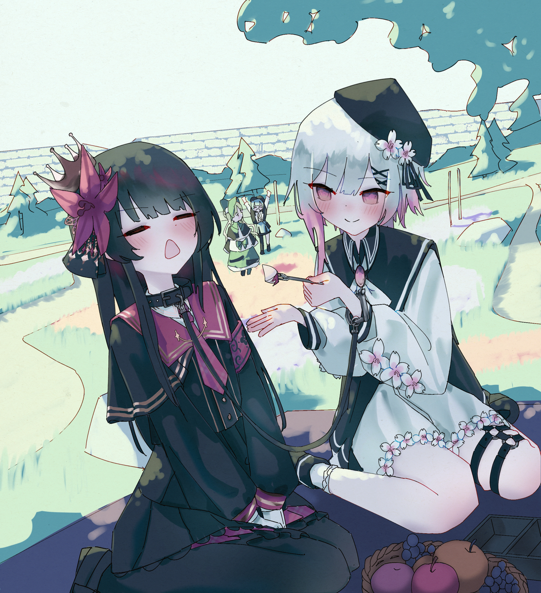 This is a pixiv picture whose title is 無題.