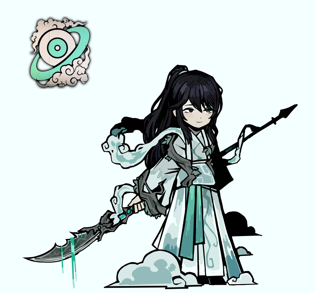 This is a pixiv picture whose title is 개화 EGO 허환경.