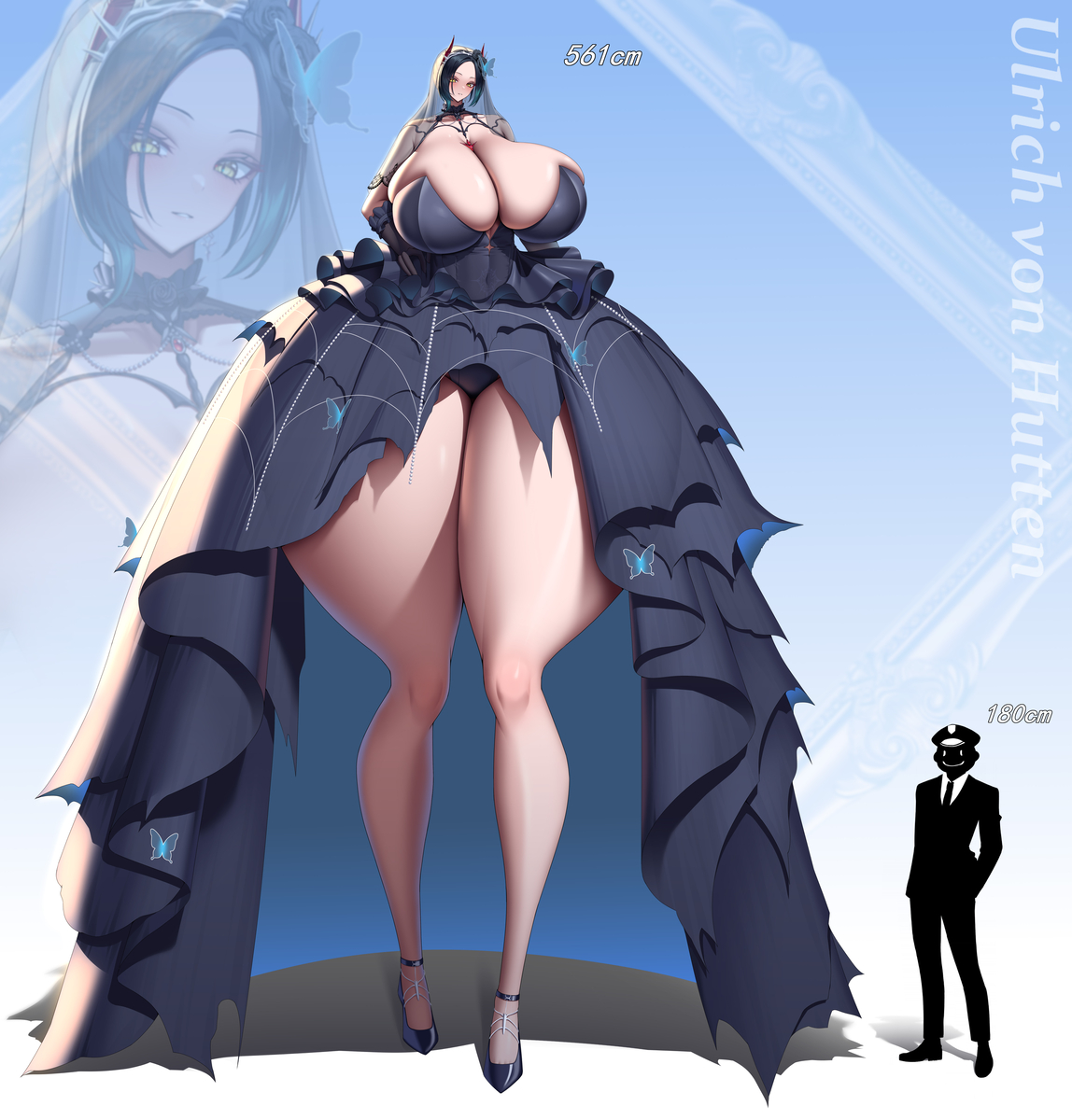 This is a pixiv picture whose title is 大胡滕妈妈.