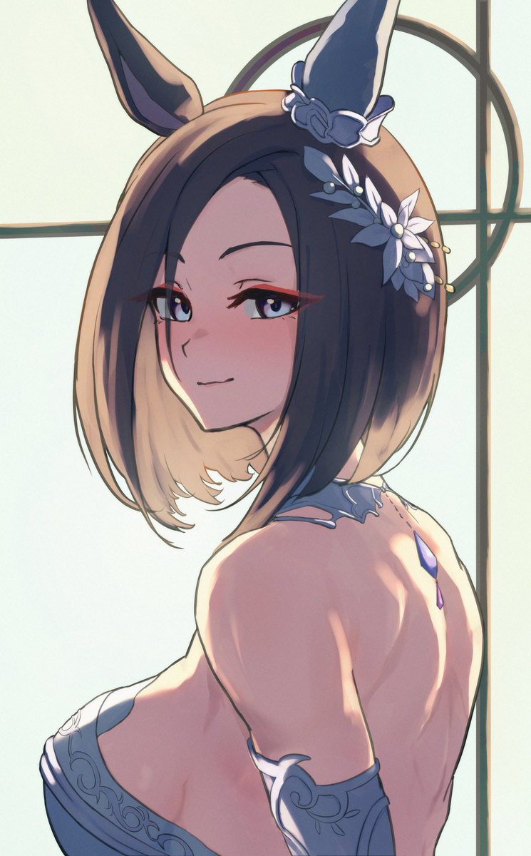 This is a pixiv picture whose title is 花嫁エアグルーヴ.