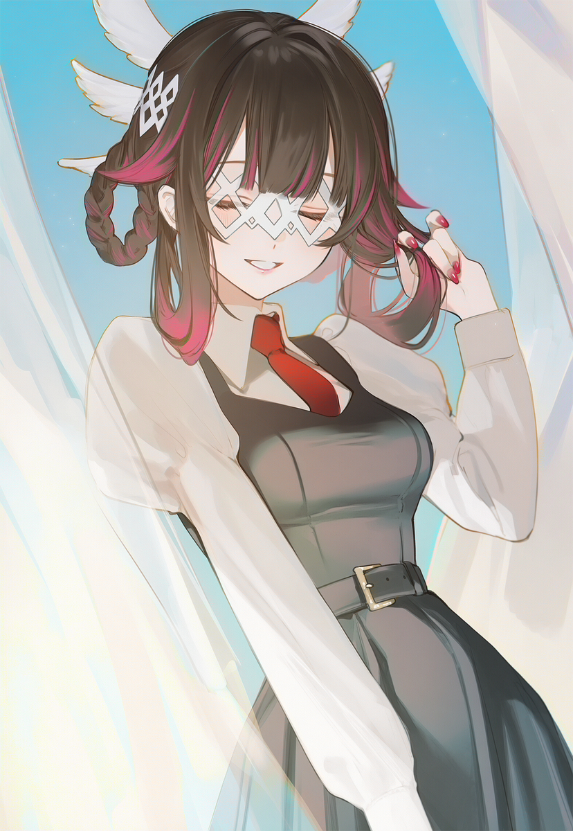 This is a pixiv picture whose title is Columbina.