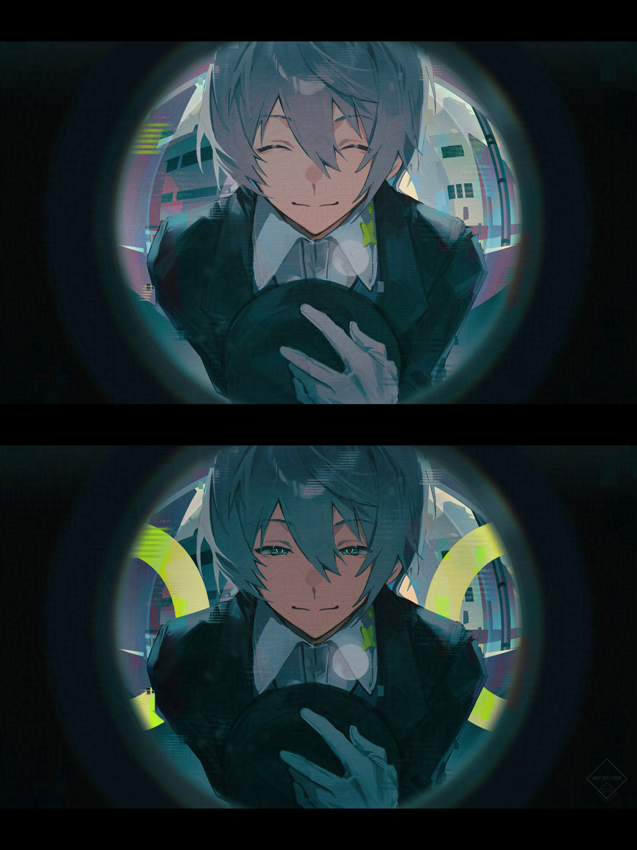 This is a pixiv picture whose title is 【曲パロ】モニタリング.