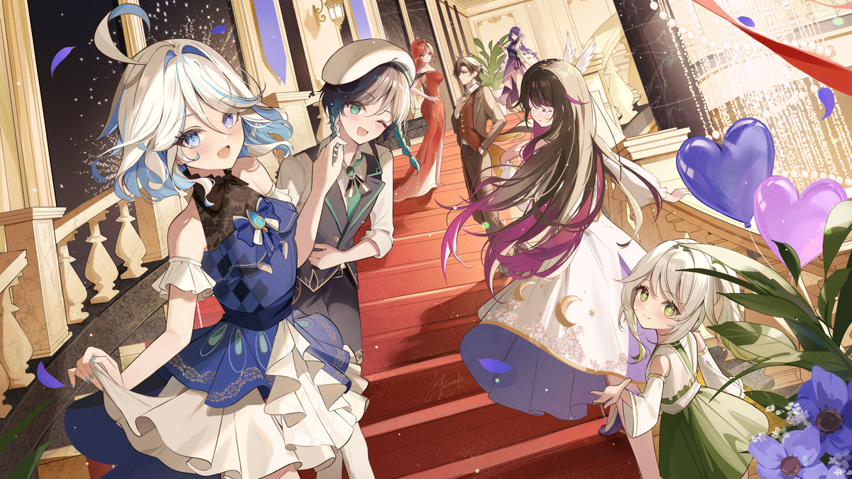 This is a pixiv picture whose title is Celebration~.