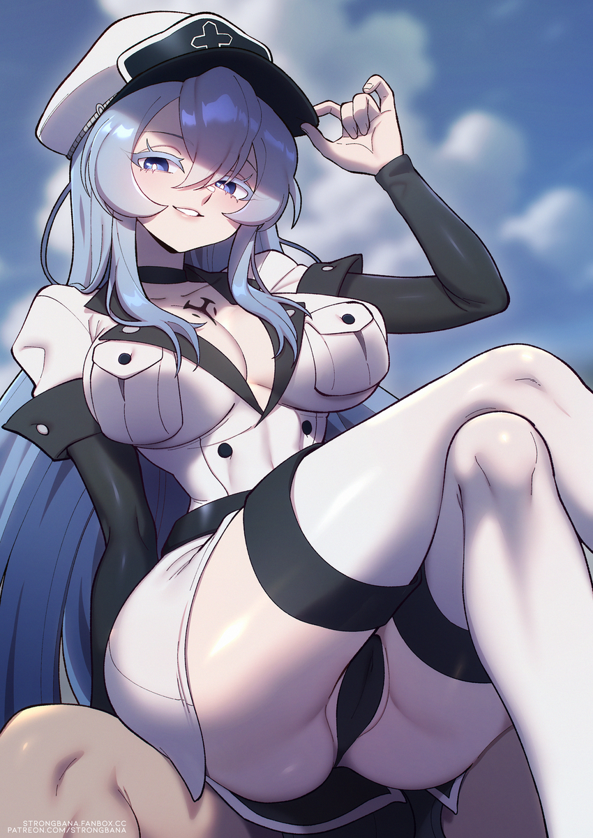 This is a pixiv picture whose title is Esdeath - Akame Ga Kill.