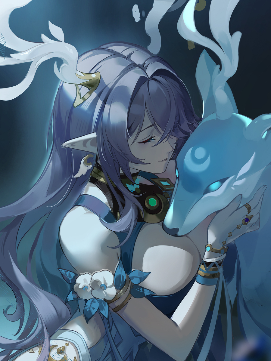 This is a pixiv picture whose title is 菈乌玛.