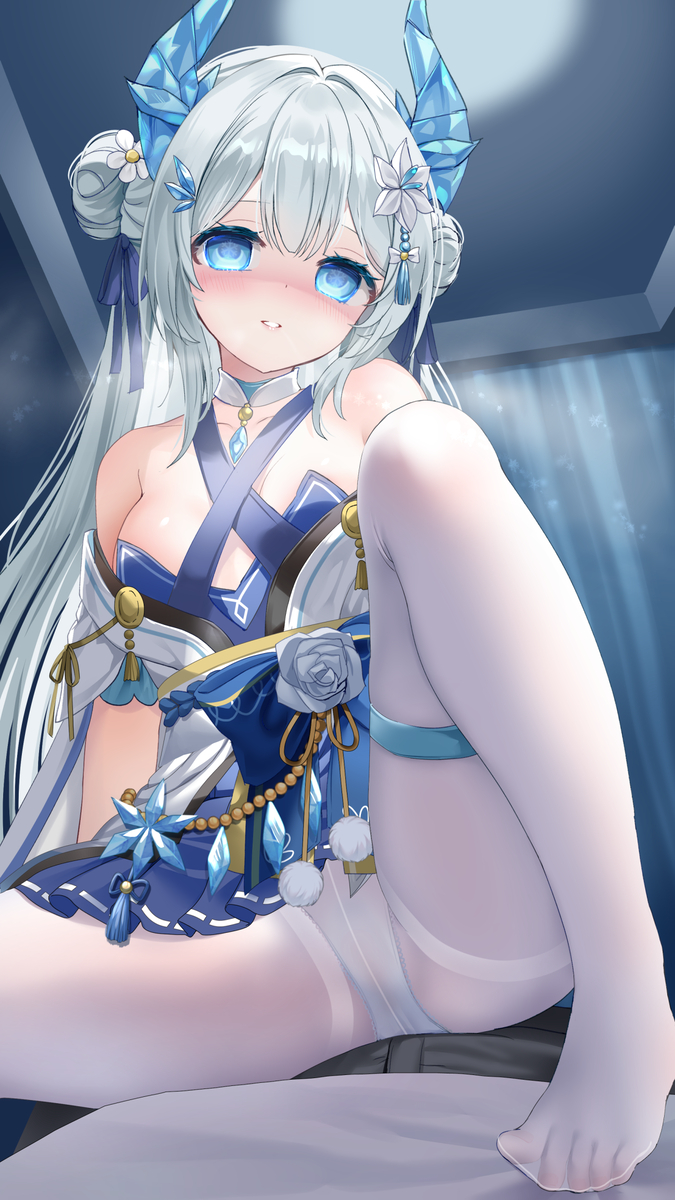 This is a pixiv picture whose title is 琉璃雪女2.