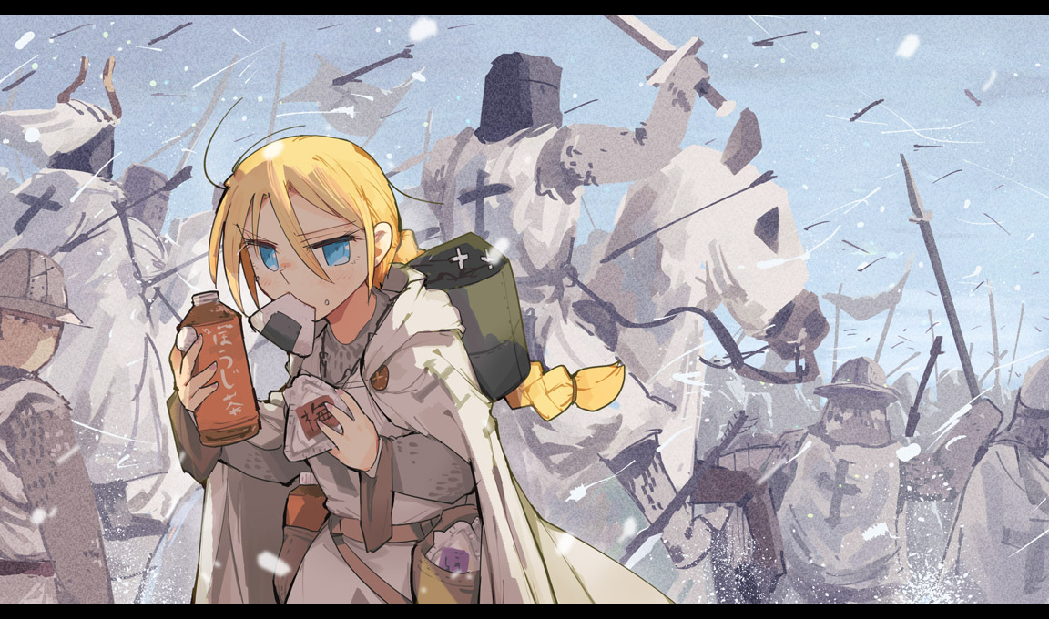 This is a pixiv picture whose title is おにぎり屋さんシミュレーター（チュートン編）.