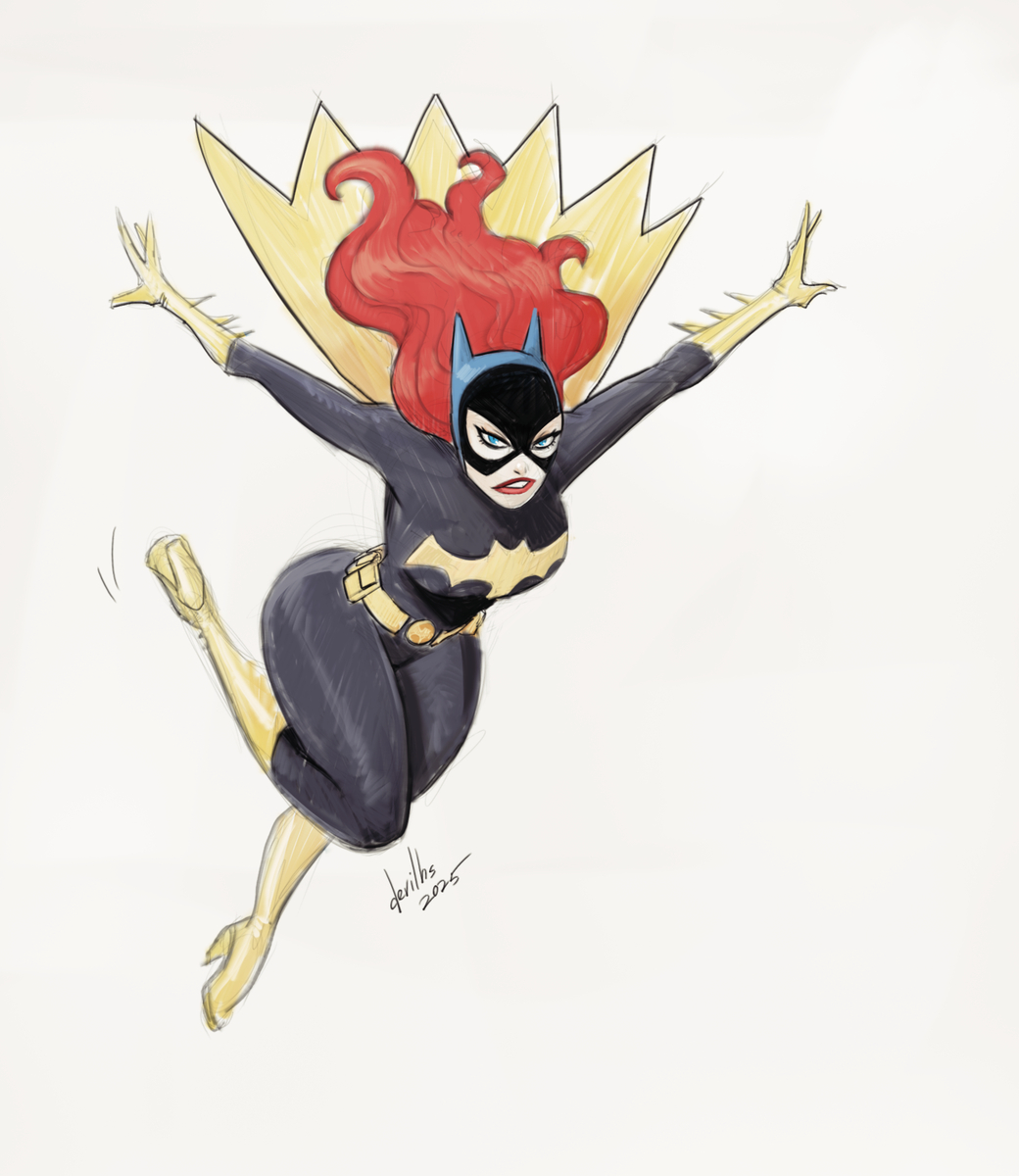 This is a pixiv picture whose title is Batgirl.