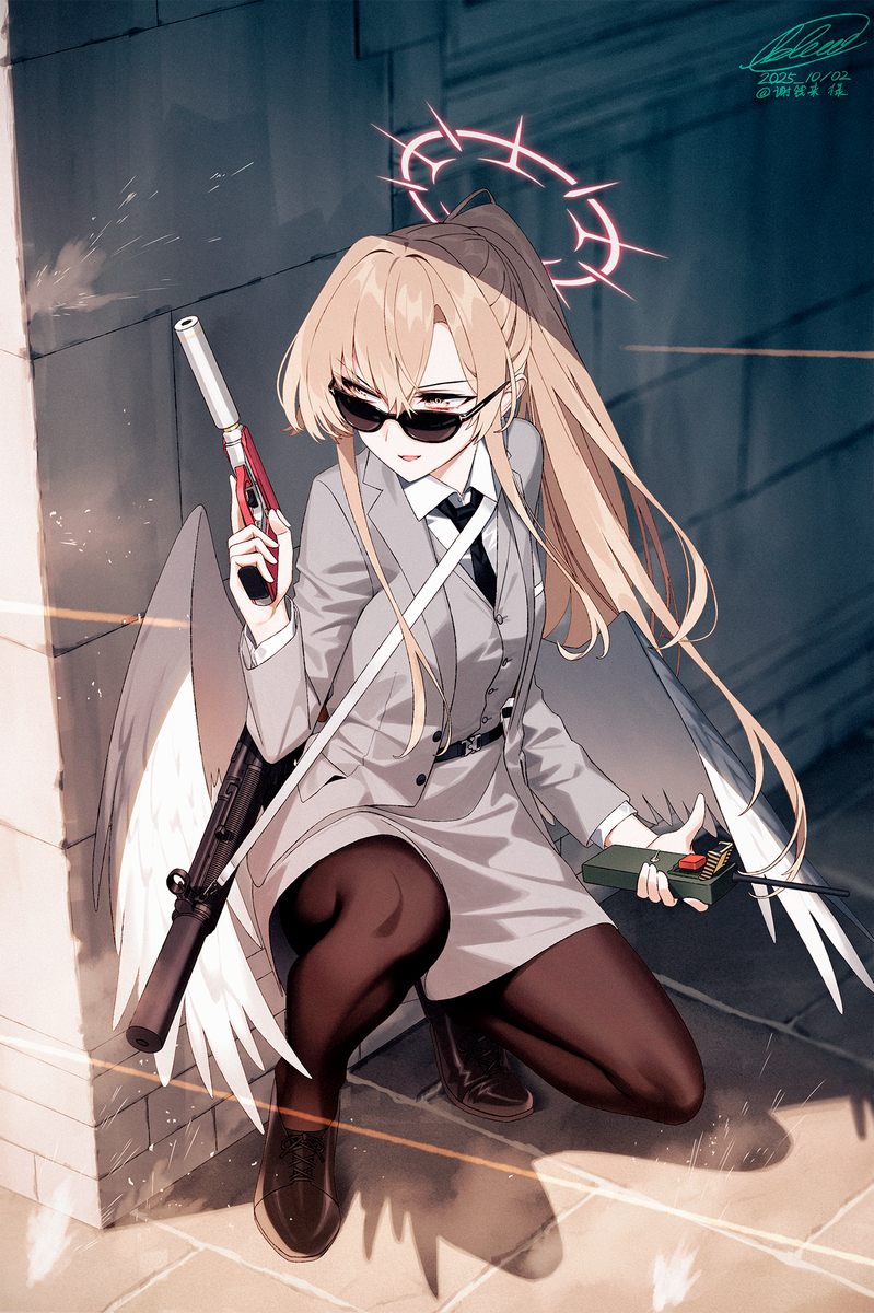 This is a pixiv picture whose title is 【Skeb】ナギサ.