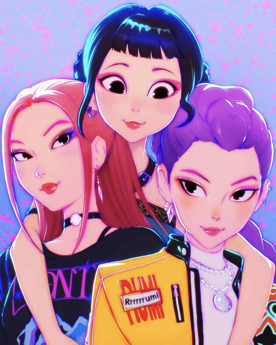 This is a pixiv picture whose title is HUNTR/X.