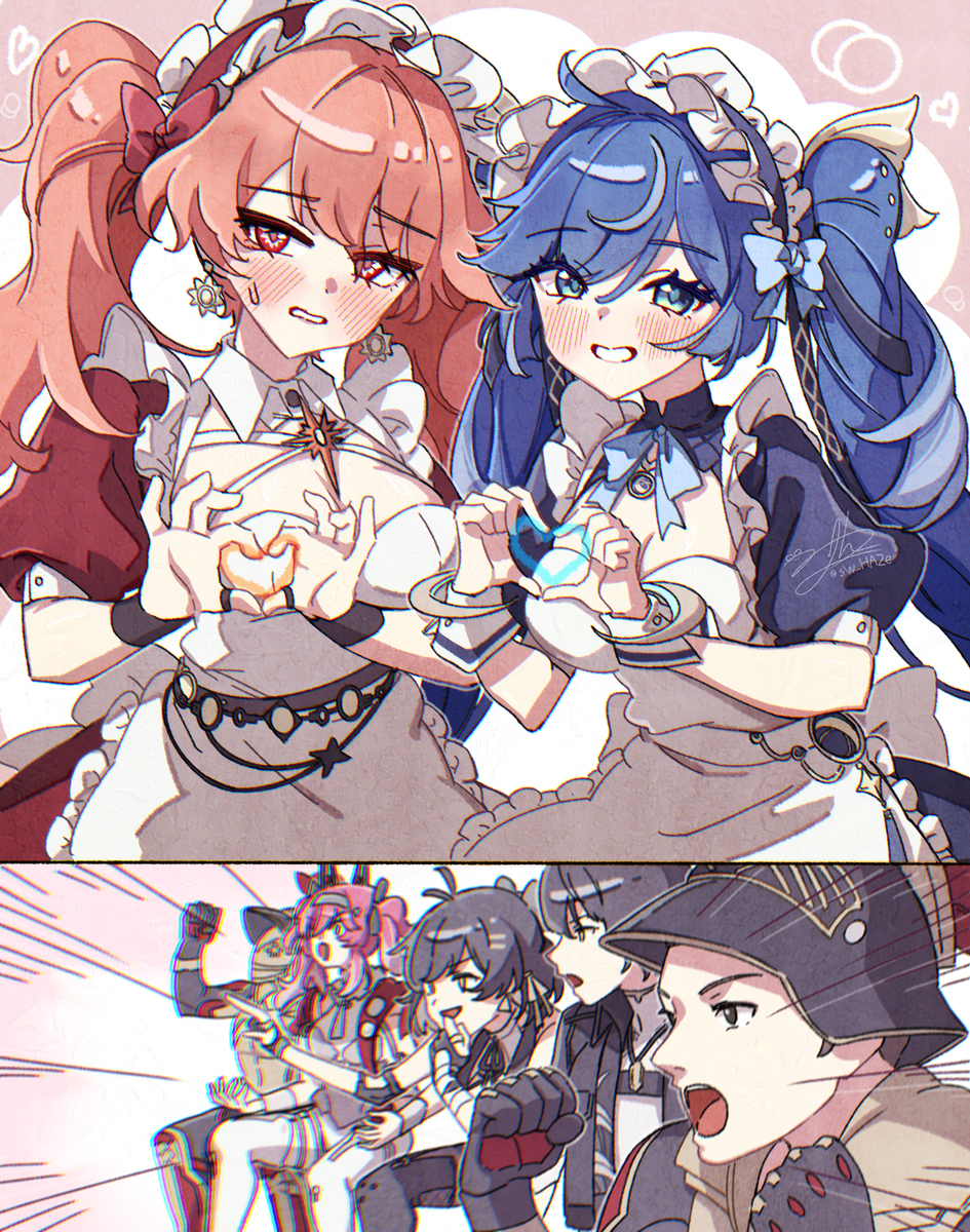 This is a pixiv picture whose title is メイド.