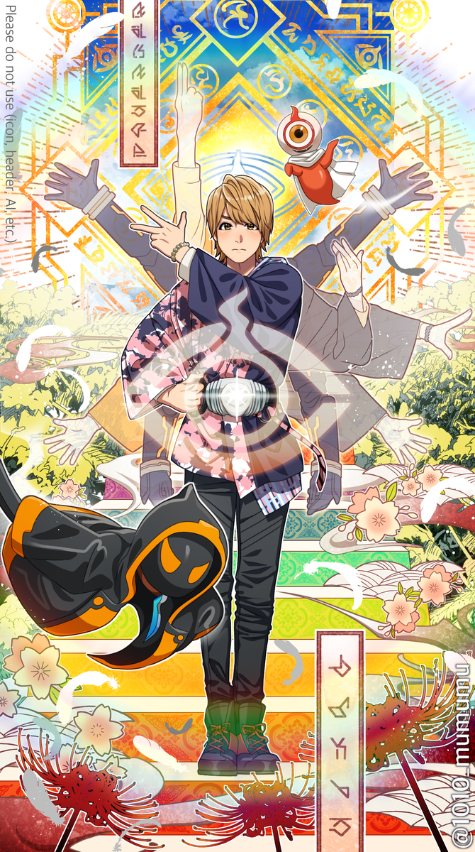 This is a pixiv picture whose title is 仮面ライダーゴースト10周年！.