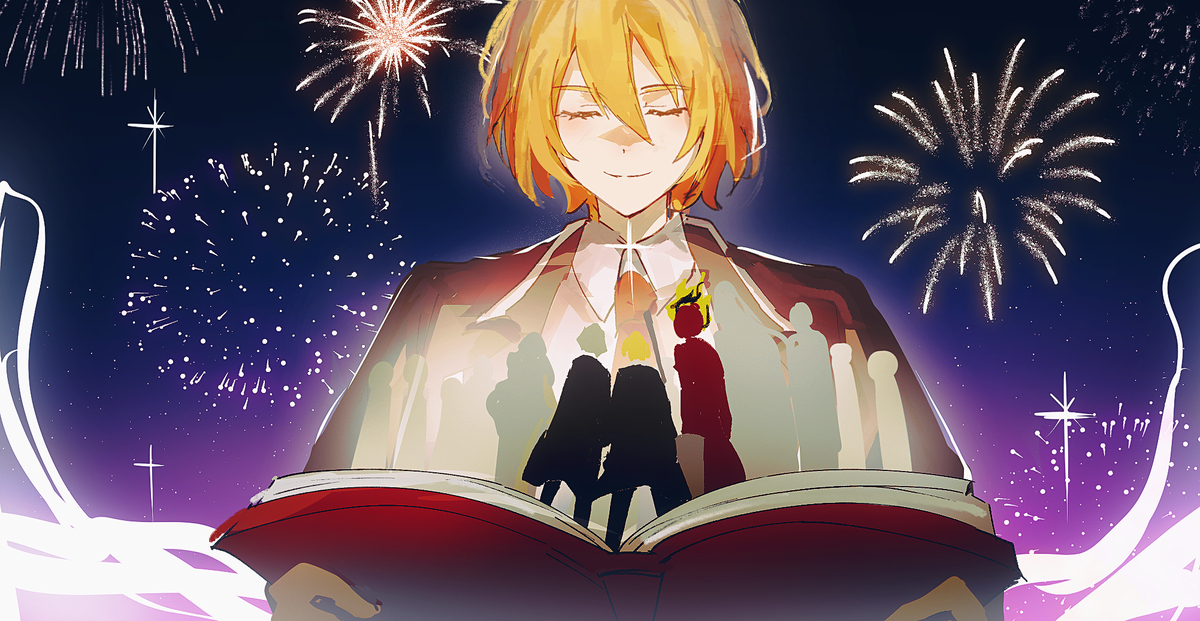 This is a pixiv picture whose title is your story.