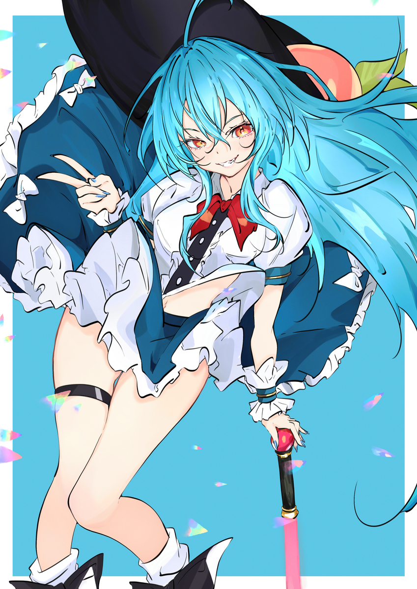 This is a pixiv picture whose title is 天子ちゃん.