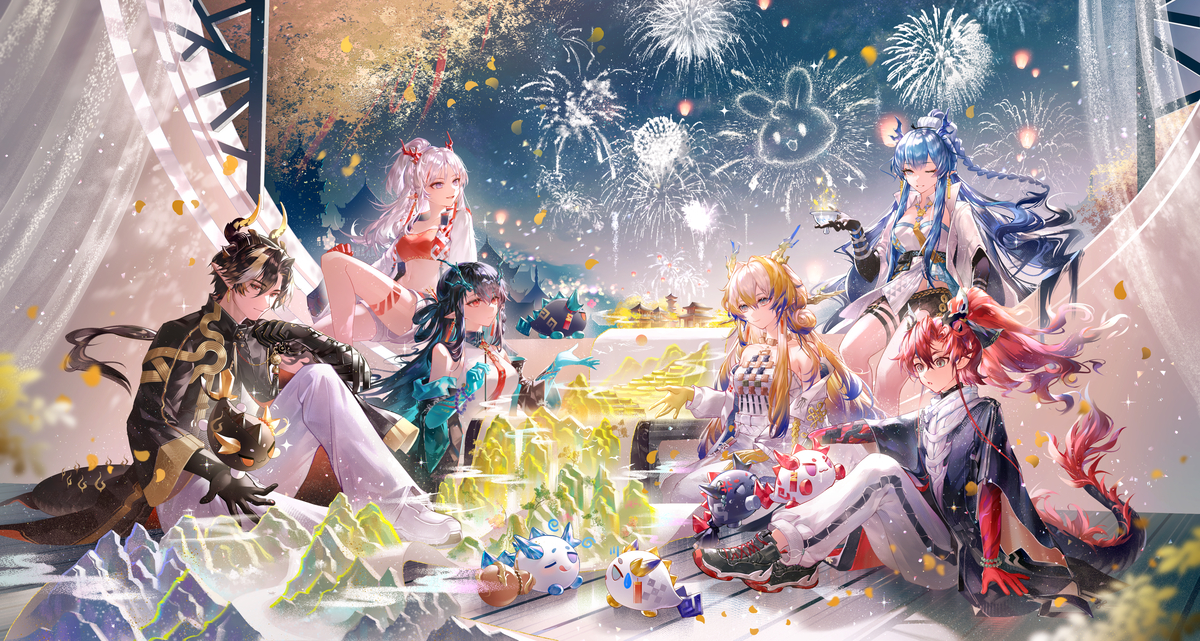 This is a pixiv picture whose title is 🌕.