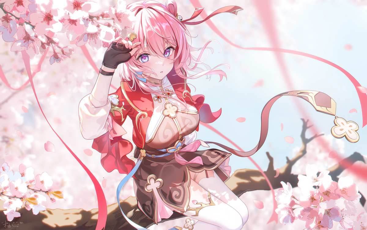 This is a pixiv picture whose title is 三月なのか.