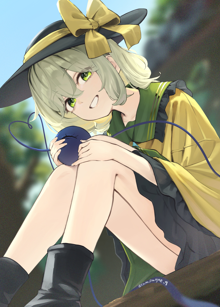 This is a pixiv picture whose title is 古明地.