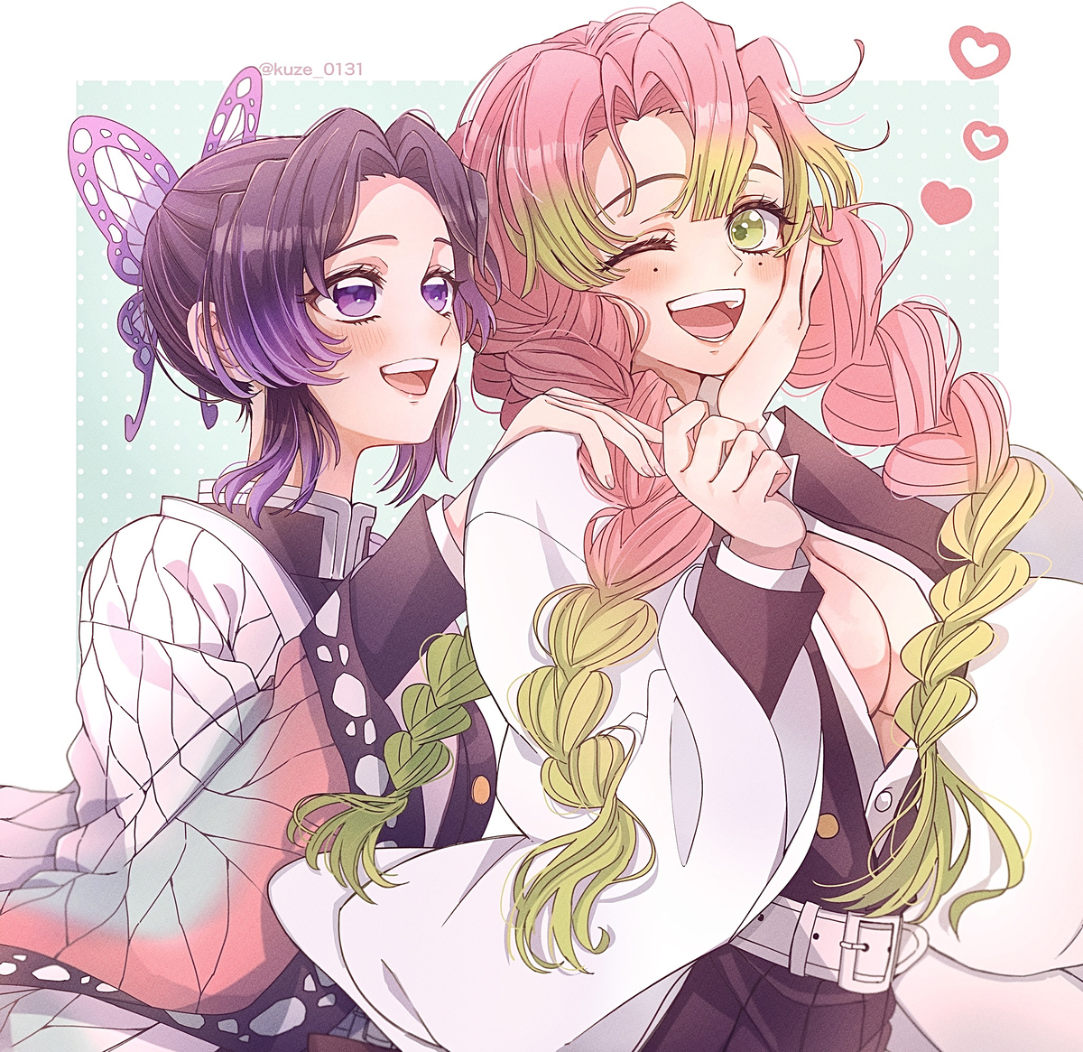 This is a pixiv picture whose title is しのみつ.