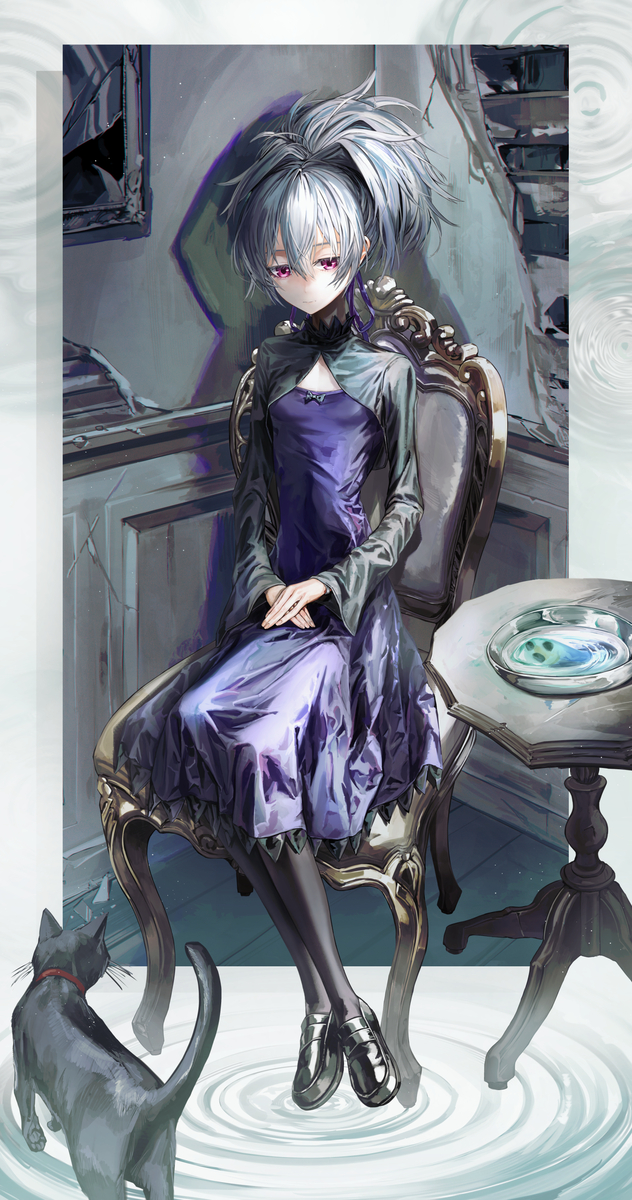 This is a pixiv picture whose title is 銀.